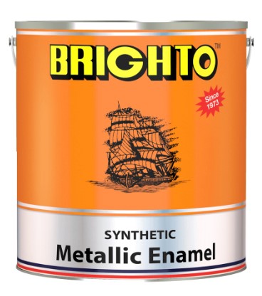 Brighto Synthetic Enamel Gloss Metal Paint – High Gloss Solvent Based Finish for Long Lasting Metal & Wood Protection